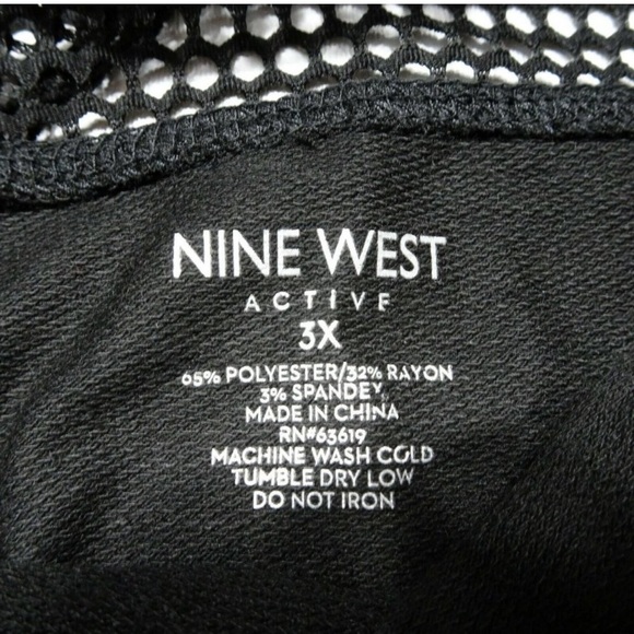 Nine West ladies Active top with mesh back half - Picture 5 of 6